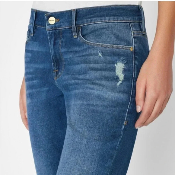 Frame le Garçon denim in Azure - Picture 2 of 14